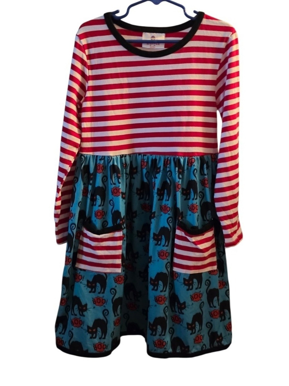 Ruffle Girl Girl's Long Sleeve Dress Size 3XL (8 Years Old)